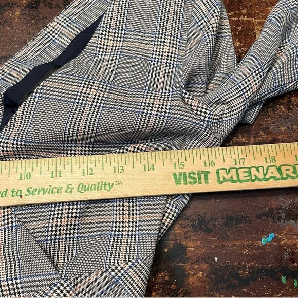 ALEXIA ADMOR‎ Grey Glen Plaid Surplice Sheath Knee Dress 4 - Picture 3 of 10